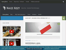 Tablet Screenshot of naszekozy.pl